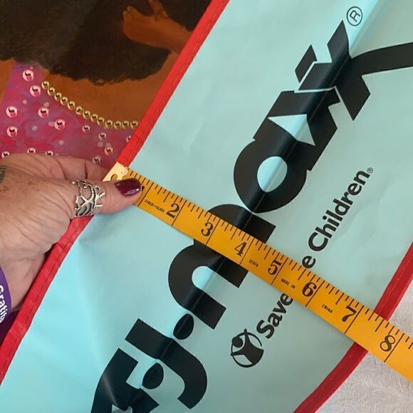 Reusable TJ Maxx Plastic Shopping Bag Save the Children - Picture 9 of 10